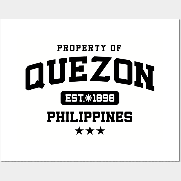 Quezon - Property of the Philippines Shirt Wall Art by pinoytee